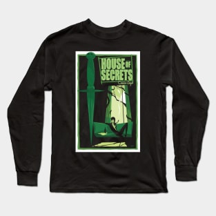 House of Secrets, Design 4, Black BG Long Sleeve T-Shirt